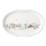 Berry & Thread North Pole 17\ Platter 17\ Length x 11\ Width





